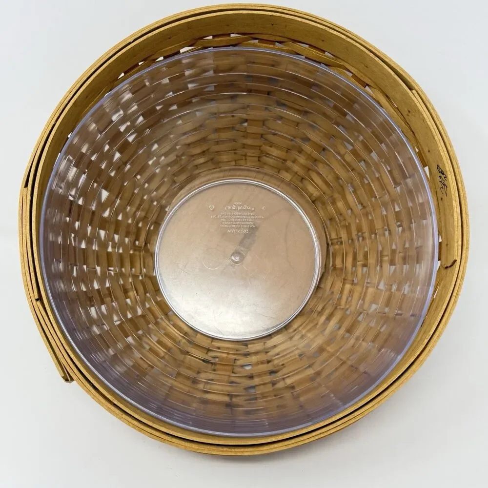 Longaberger Hostess Woven Bowl Basket 11 Inch Serving Solutions